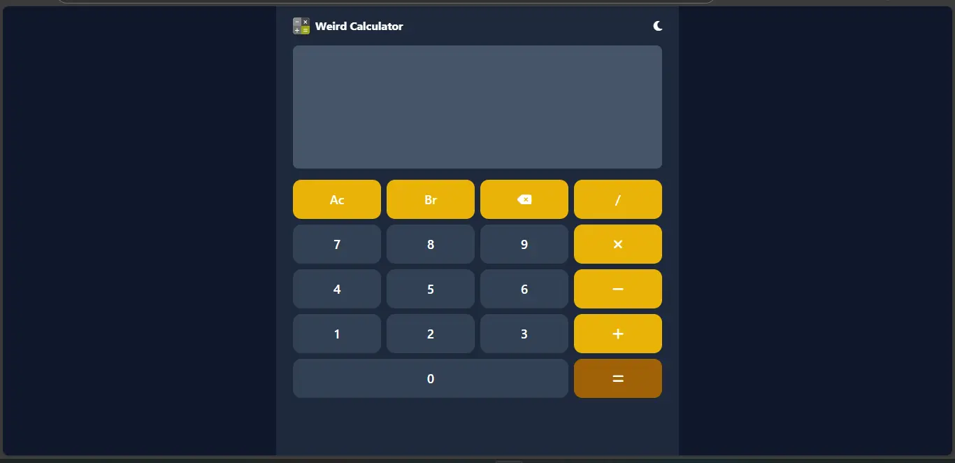 weird calculator cover